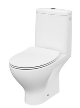 Põrandapealne WC-pott Cersanit Compact 649 Moduo Co aeglaselt sulguva kaanega, 356 x 655 x 785 mm