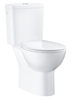Põrandapealne WC-pott Grohe Bau Ceramic 39496000 Rimless SoftClose kaanega