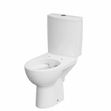 WC-poti komplekt Cersanit Parva Clean On aeglaselt sulguva kaanega, 360 x 595 mm, horisontaalne