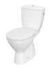 Põrandapealne WC-pott Cersanit K100-207 koos kaanega, 365 x 655 mm