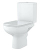 Põrandapealne WC-pott Cersanit Compact aeglaselt sulguva kaanega, 37 x 64,5 x 78 cm