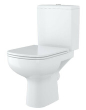 Põrandapealne WC-pott Cersanit Compact aeglaselt sulguva kaanega, 37 x 64,5 x 78 cm