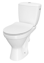 Põrandapealne WC-pott Cersanit Compact 696 SIMPLEON 010 aeglaselt sulguva kaanega, 675 x 360 x 770 mm