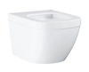 Riputatav WC-pott Grohe Euro Ceramic Compact Rimless 39206000, ilma kaaneta, 374 x 490 mm, valge
