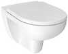 Seinale paigaldatav WC-pott Jika Lyra Plus, rimless, valge