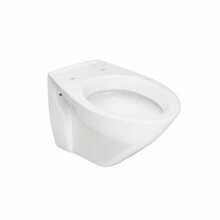 Seinale kinnitatav WC-pott Sanindusa Cetus, ilma kaaneta, valge, 370 x 535 x 370 mm