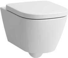 Riputatav wc-pott Laufen Meda Rimless H8661100000001, Soft Close kaanega, 360 x 540 mm, valge