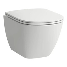 Seinapealne WC-pott Laufen LUA Rimless Compact H8200830000001, valge