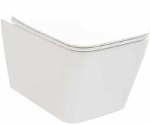 Seinale paigaldatav WC-pott Ravak Natural RimOff X01984, kaanega, 360 x 515 mm