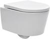 Riputatav WC-pott Swiss Aqua Technologies Brevis Rimfree, aeglaselt sulguva kaanega