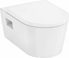 Seinale kinnitatav WC-pott Hansgrohe EluPura S 60292450, Rimless, QR/SC kaanega, 360 x 540 mm