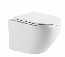 Seinapealne WC-pott Domoletti, kaanega, 360 x 500mm
