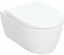 Seinale kinnitatav WC-pott Geberit iCon Rimless, kaanega, 355 x 530 mm