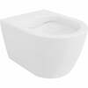 Seinale paigaldatav WC-pott Mexen Carmen Rimless 3388XX00, valge, 370 x 490 mm