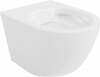Seinale paigaldatav WC-pott Mexen Lena Rimless, valge, kaaneta, 360 x 480 mm