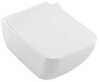 Riputatav WC-pott Villeroy & Boch Venticello 4611R0XX, SlimSeat kaanega, valge