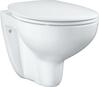 Seinakäimla Grohe Bau Ceramic Rimless 39351000 aeglaselt langeva kaanega