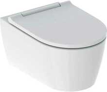 Seinapealne WC-pott Geberit ONE 500.201.01.1, koos prill-laua ja kaanega, 355 x 530 mm, valge