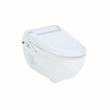 Nutikas riputatav WC-pott Geberit AcuaClean 4000 Rimless 146.135.11.1, bideefunktsiooniga ja aeglaselt sulguva kaanega