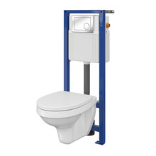 Seinapealse WC-poti komplekt Cersanit Agis S701-022, 129 x 400 mm