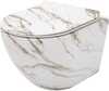 Seinapealne WC-pott Rea Carlos Slim Lava Mat REA-C8004, kaanega, 370 x 495 mm