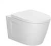 Seinale kinnitatav WC-pott Jika VTXCUBITO, valge, 355 mm x 250 mm