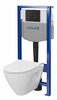 Riputatava WC-poti komplekt Cersanit S701-756, 20 cm x 50 cm