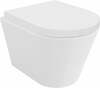 Seinapealne WC-pott Mexen Rico 30478000, valge läikiv, aeglaselt sulguva kaanega, 360 x 535 mm