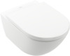 Riputatav WC-pott Villeroy & Boch Subway 3.0 Combo 4670TS01, kaanega