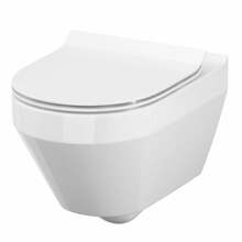 Seinale paigaldatav WC-pott Cersanit Crea CleanOn
