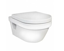 Seinapealne WC-pott Gustavsberg Hygienic Flush 5G84HR01, SoftClose kaanega, 370 x 530 mm