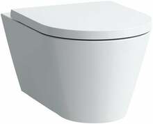 Seinale paigaldatav WC-pott Laufen Kartell Rimless H8203370000001, 370 x 545 mm, valge