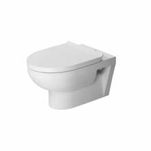 Seinale paigaldatav WC-pott Duravit DuraStyle Basic Rimless, kaanega, 365 x 540 mm