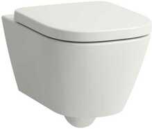 Riputatav WC-pott Laufen Meda H8201100000001, ilma kaaneta, vaikne loputus, ääreta, valge, 540 x 360 mm