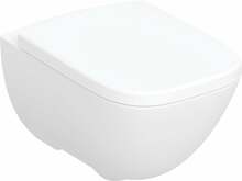 Riputatav WC-pott Geberit Modo 502.827.00.1, kaanega, 520 x 355 mm