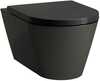 Riputatav WC-pott Laufen Kartell Rimless, must matt, 370 x 345 mm