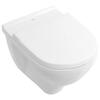 Riputatav WC-pott Villeroy & Boch O.Novo Rimless 5660HR01, soft close kaanega, 360 x 560 mm