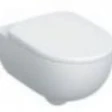 Riputatav WC-pott Geberit Selnova Premium 502.793.00.1, soft close kaanega, valge