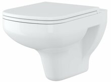 Riputatav WC-pott Cersanit Colour New Clean On K701-042, aeglaselt sulguva Easy off kaanega, ümar