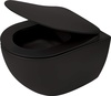 Riputatav WC-pott Deante Peonia, koos kaanega, 360 x 510 mm