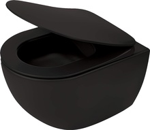 Riputatav WC-pott Deante Peonia, koos kaanega, 360 x 510 mm
