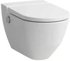 Riputatav hügieeniline WC-pott Laufen Cleanet Navia Rimless LCC, softclose kaanega, valge