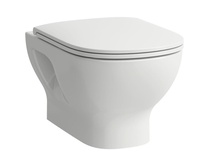 Seinale paigaldatav WC-pott Laufen LUA 53, kaanega, 360 x 520 mm