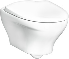 Riputatav WC-pott Gustavsberg Estetic 8330 GB1183300R1030, aeglaselt sulguva kaanega