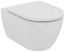 Riputatav WC-pott Ideal Standard Ellisse, kaasas kaas, 365 x 545 mm