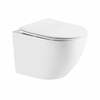 Riputatav WC-pott Laveo Desna CycleOn 2.0 Rimless, aeglaselt langeva kaanega, 360 x 490 mm