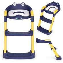 Laste potteiste trepiga Ecotoys, sinine/kollane, 55 x 41 x 38 cm