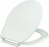 WC-poti kaas Siamp Monaco, valge, termoplast