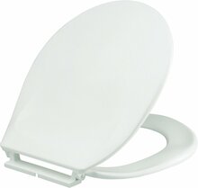 WC-poti kaas Siamp Monaco, valge, termoplast