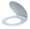 WC poti kaas Saniplast NEW EVEREST, 44.5 x 37.5 cm, valge